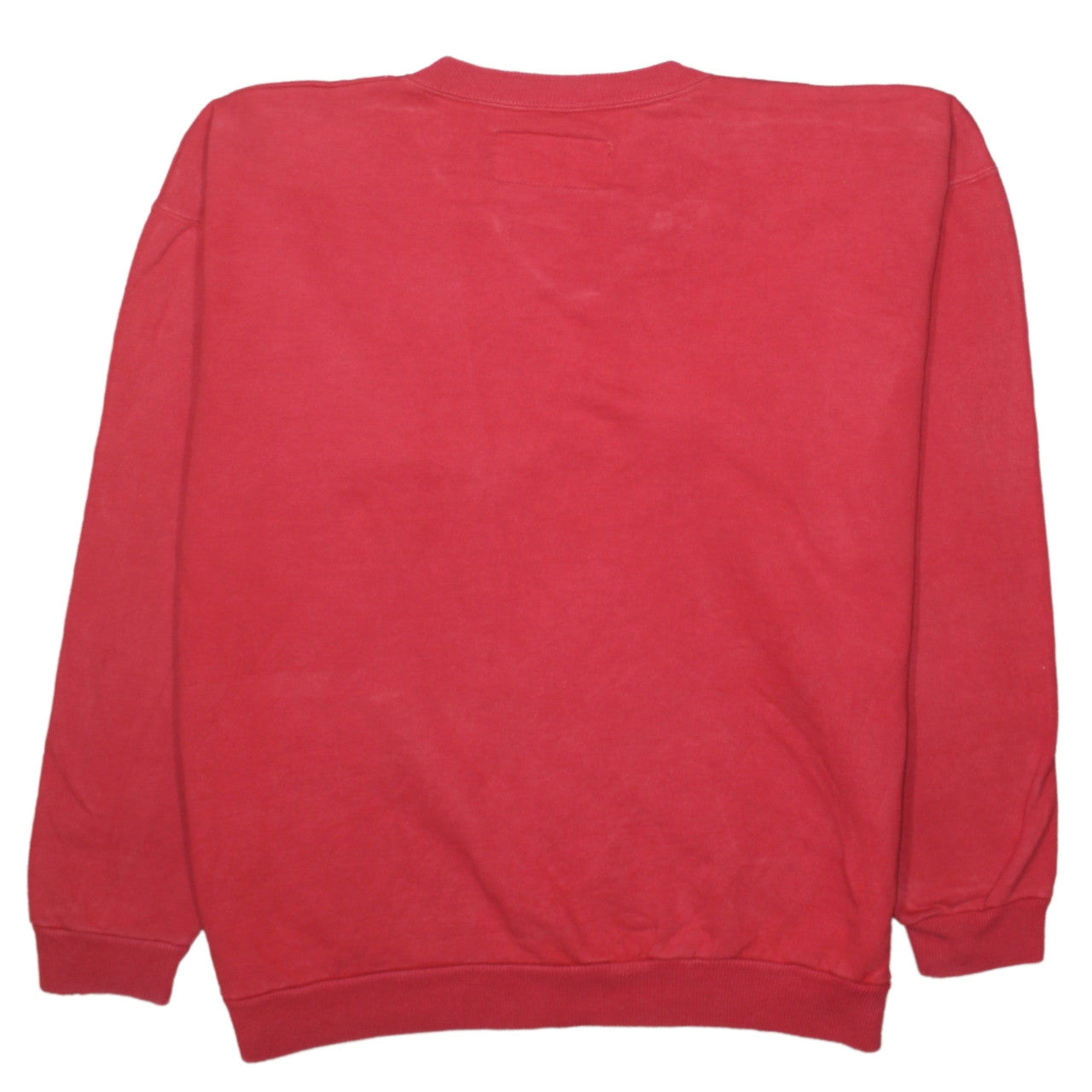 Levi's Womens Red Crew Neck Pullover Sweatshirt Size M Cotton