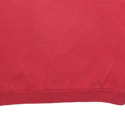 Levi's Womens Red Crew Neck Pullover Sweatshirt Size M Cotton