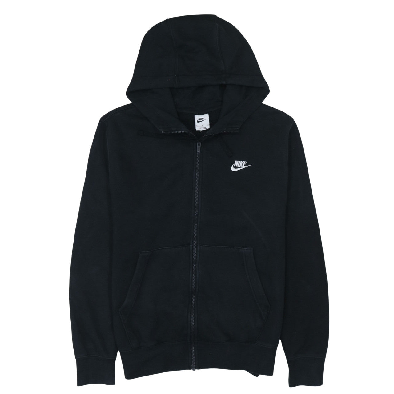 Nike Men's Black Full Zip Hoodie Size S Regular Fit