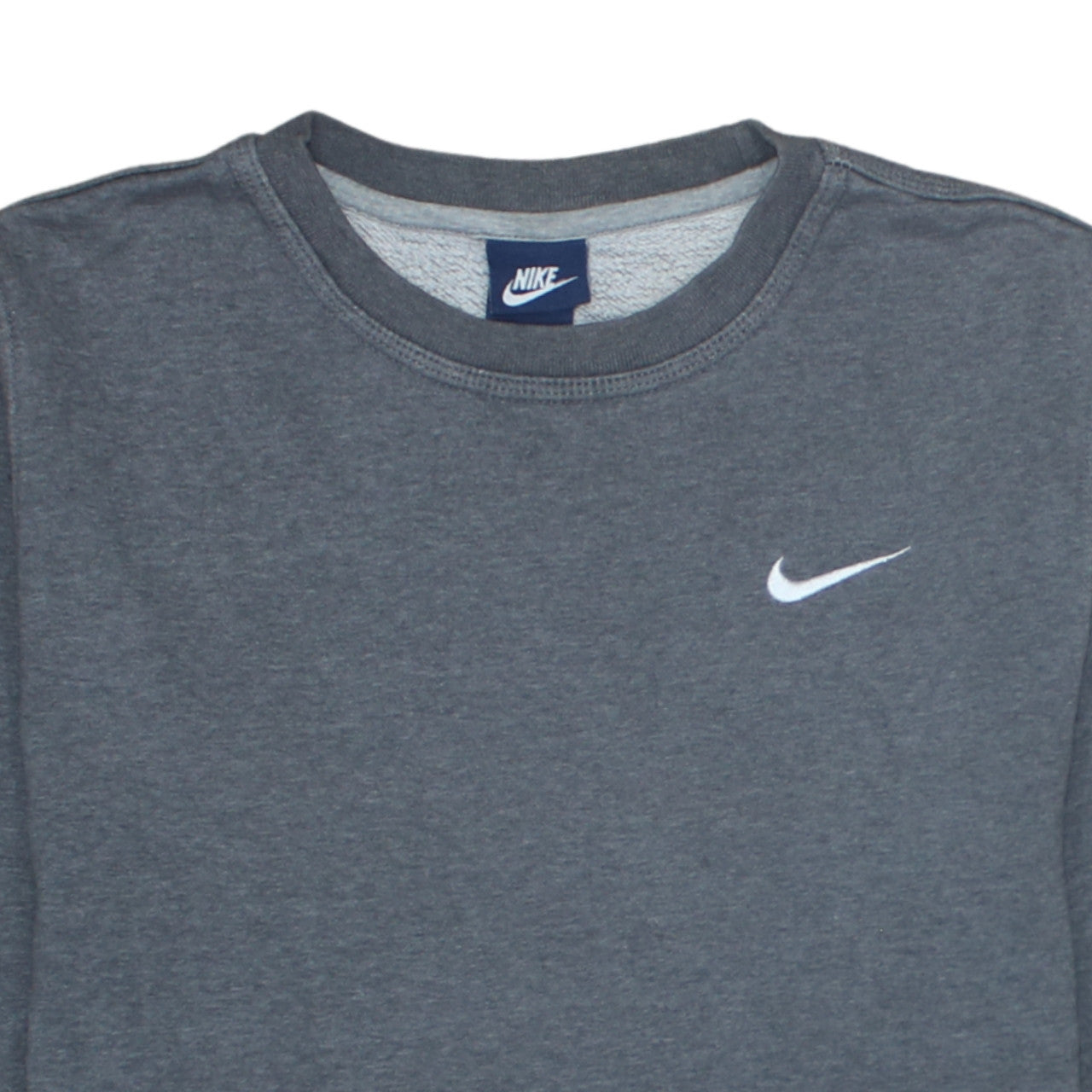 Nike Mens Grey Crew Neck Pullover Sweatshirt Size S