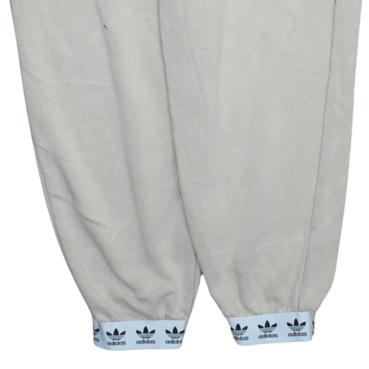 Adidas Womens Beige Sweatpants Joggers Size 16 Elastic Waist Lined Tapered
