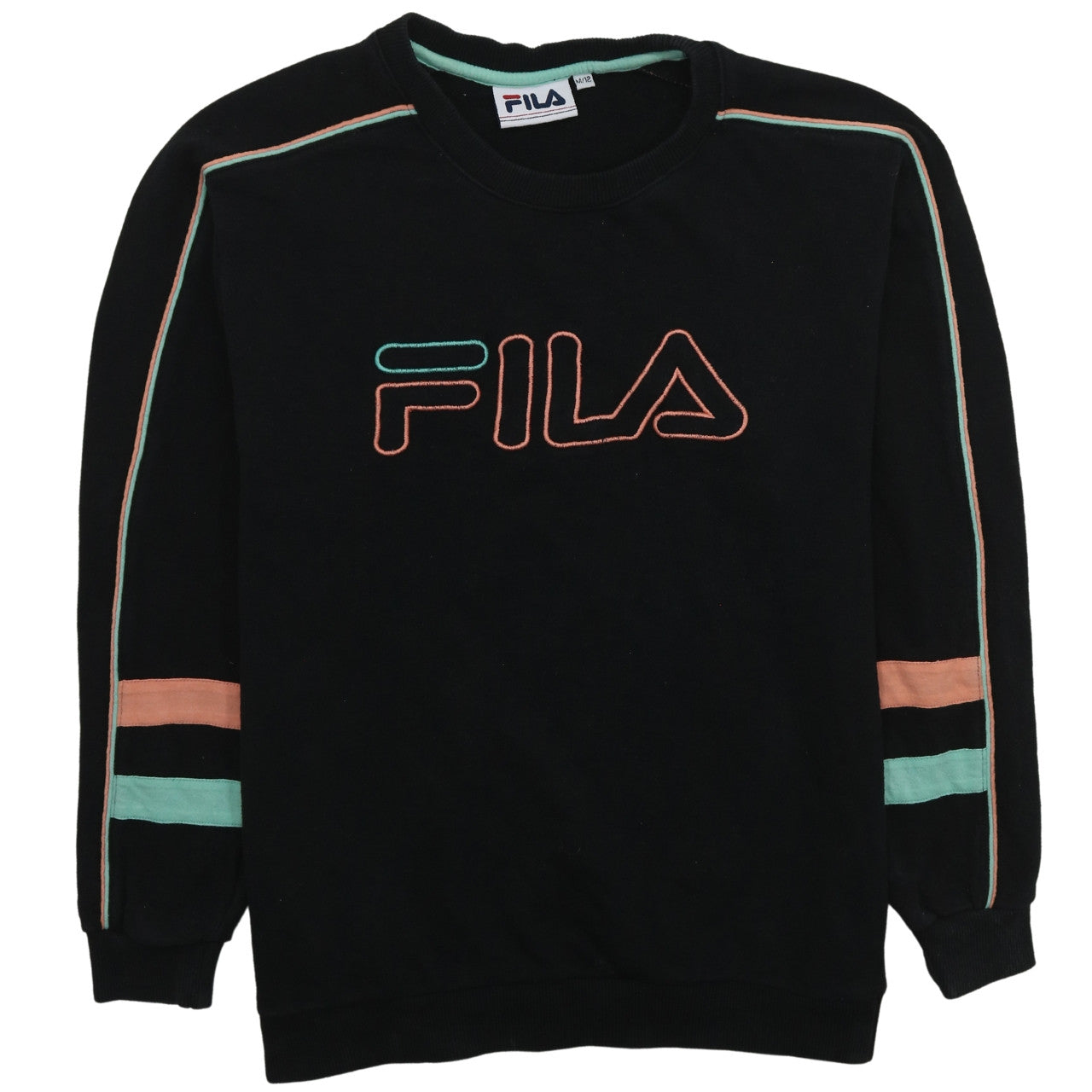 Fila Women's Black M/12 Logo Pullover Sweatshirt