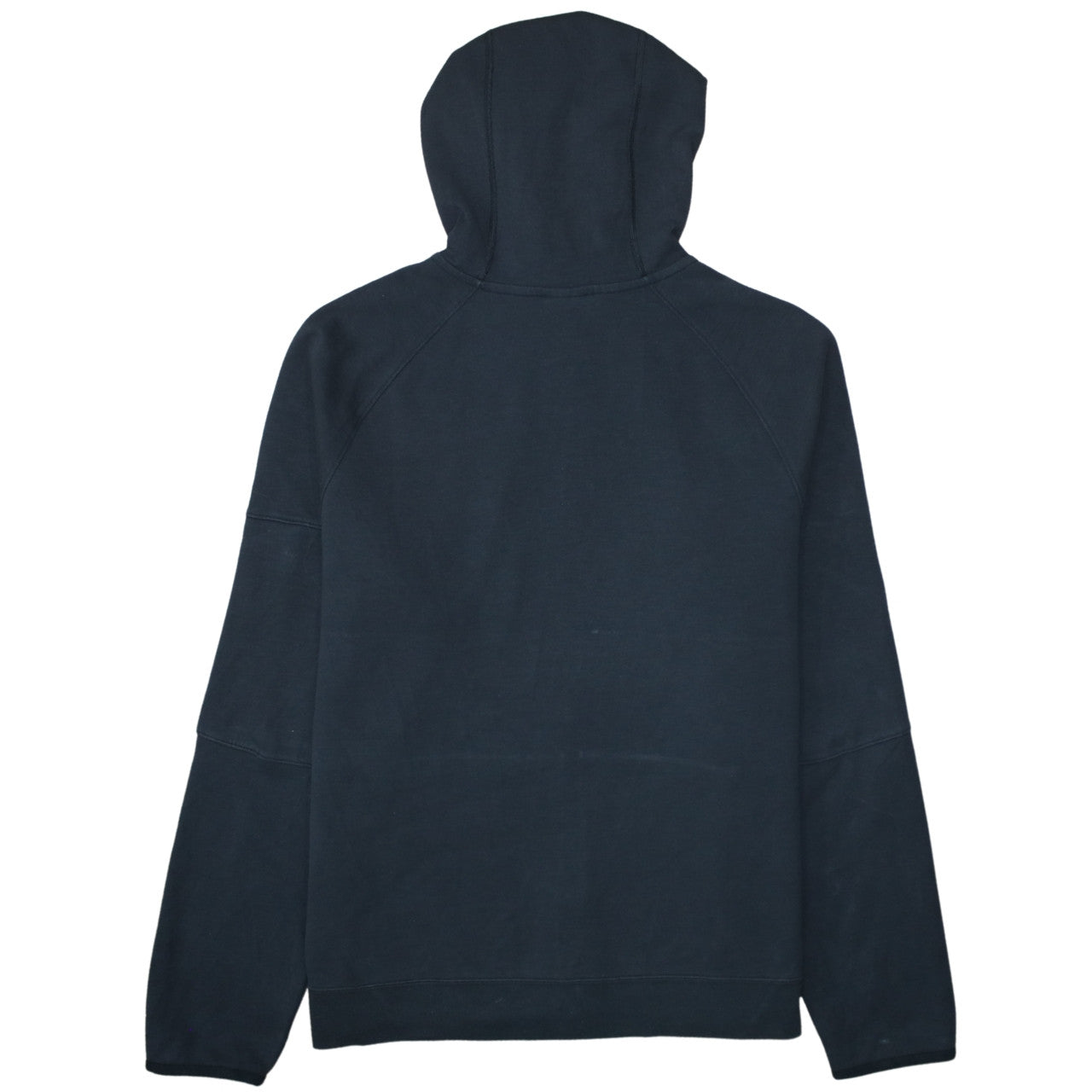 Nike Men's Black Full Zip Hoodie Size L Cotton Blend Sweatshirt