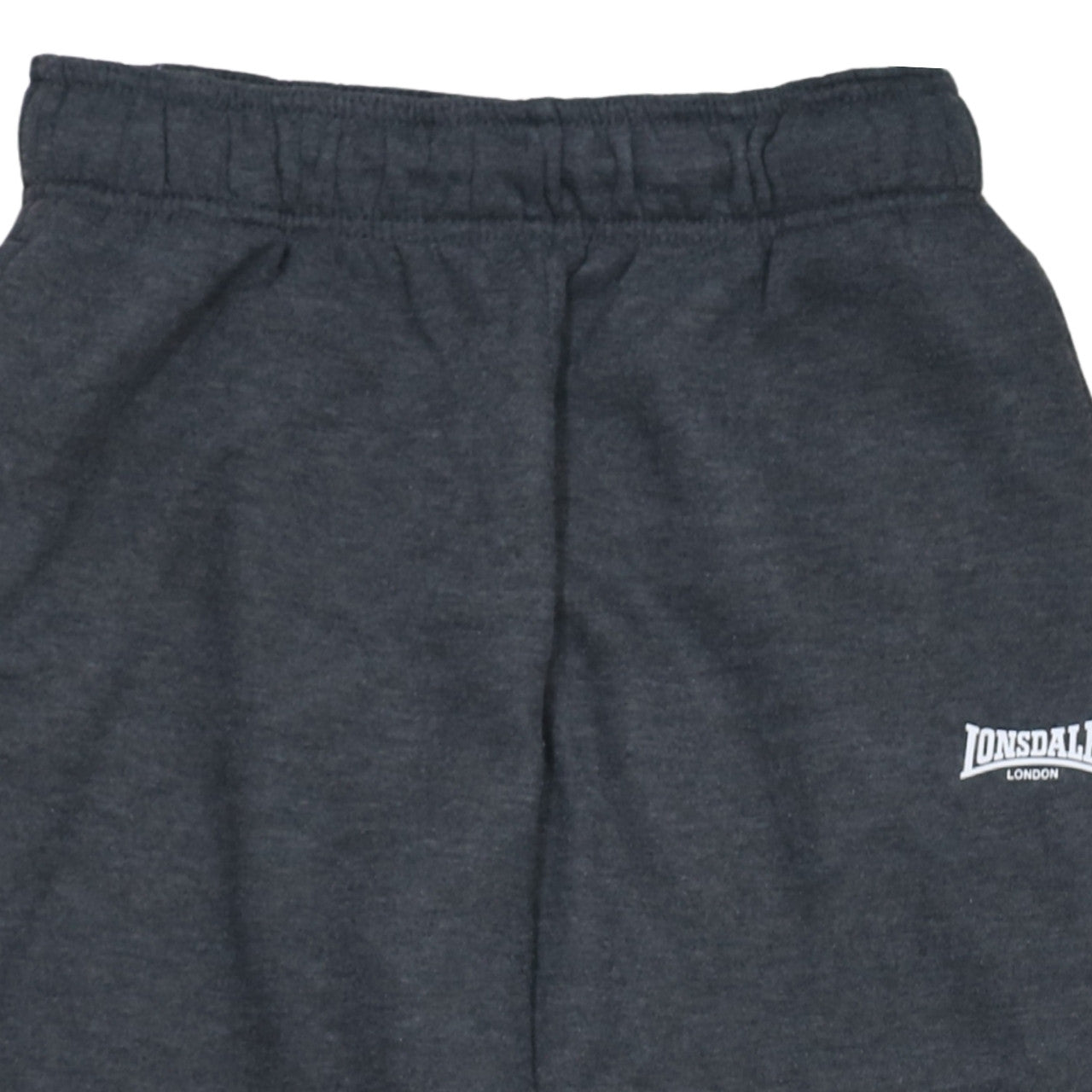 Lonsdale Men Grey Sweatpants S Regular Fit Elastic Waist Fleece