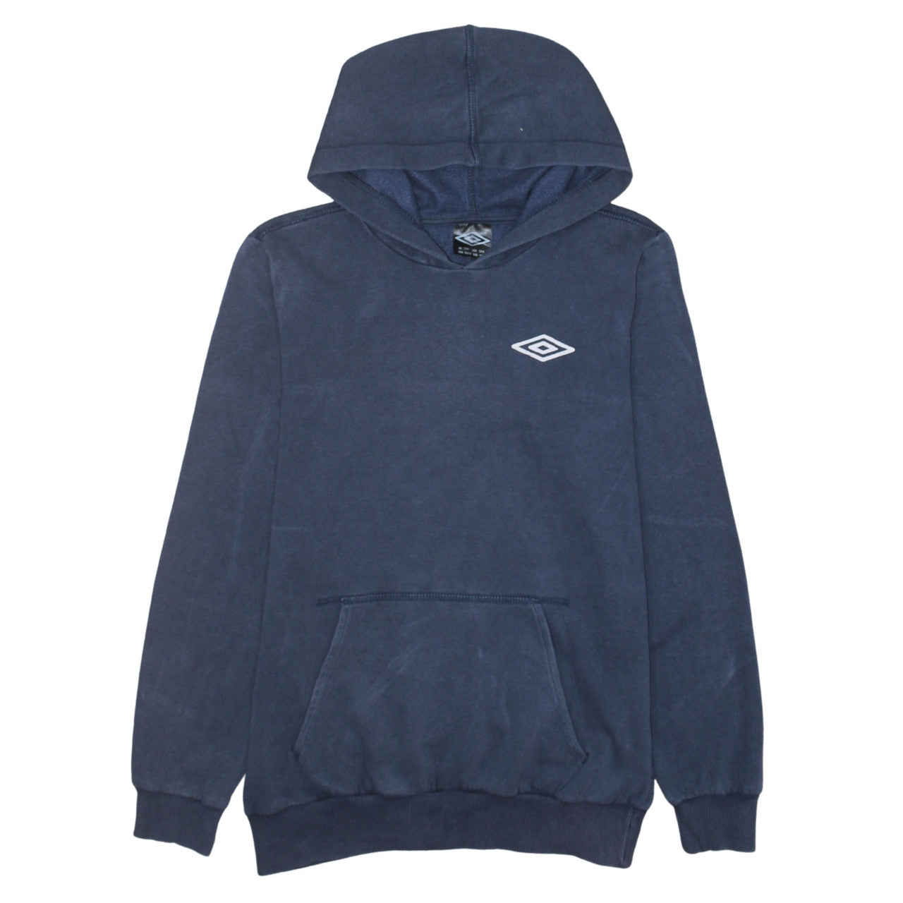 Umbro Boys Navy Blue Pullover Hoodie 13 Years - Classic Fleece Sweatshirt