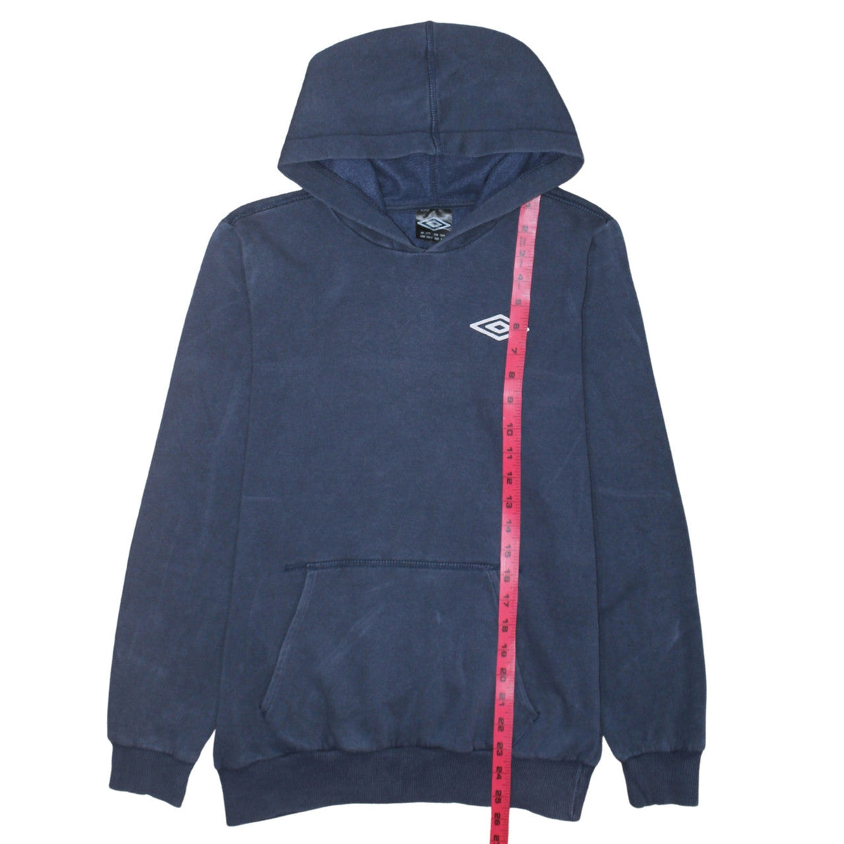 Umbro Boys Navy Blue Pullover Hoodie 13 Years - Classic Fleece Sweatshirt