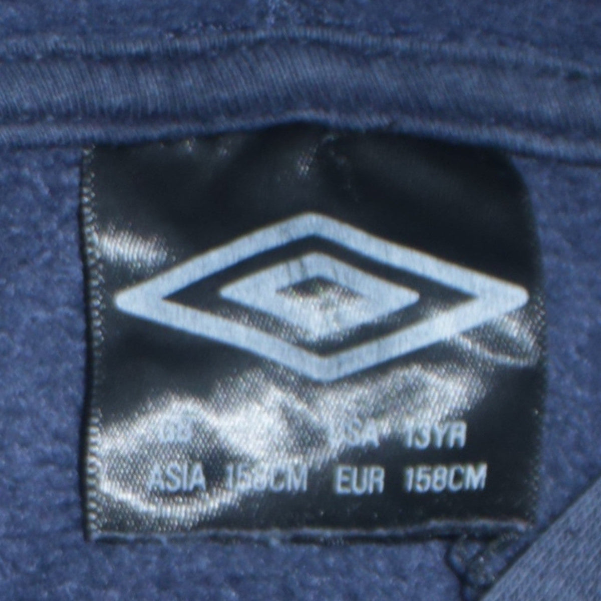 Umbro Boys Navy Blue Pullover Hoodie 13 Years - Classic Fleece Sweatshirt