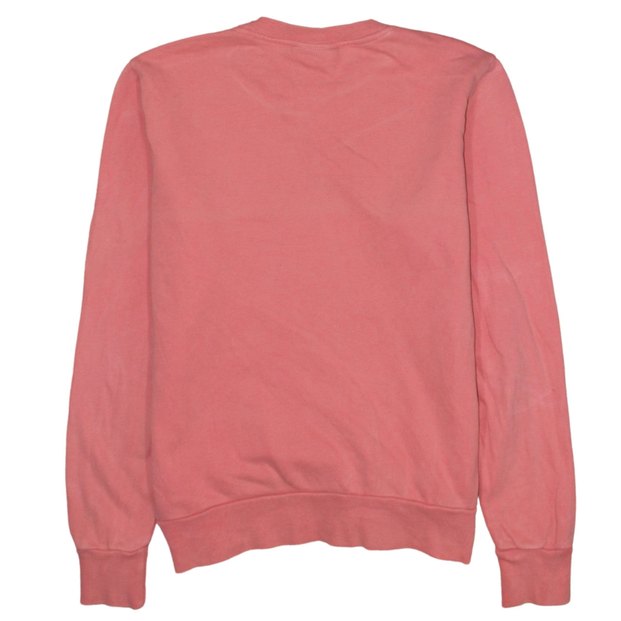 Calvin Klein Womens Pink Sweatshirt Medium Cotton Crew Neck