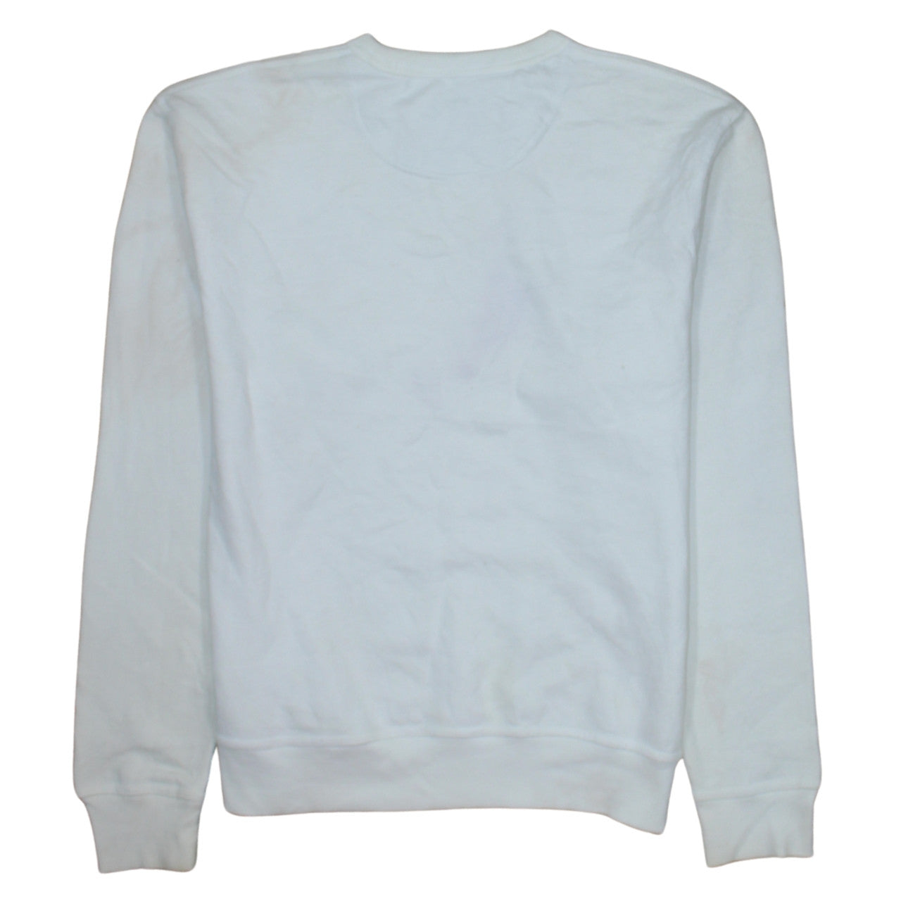 Champion Men's White Pullover Sweatshirt Size M Crew Neck Fleece