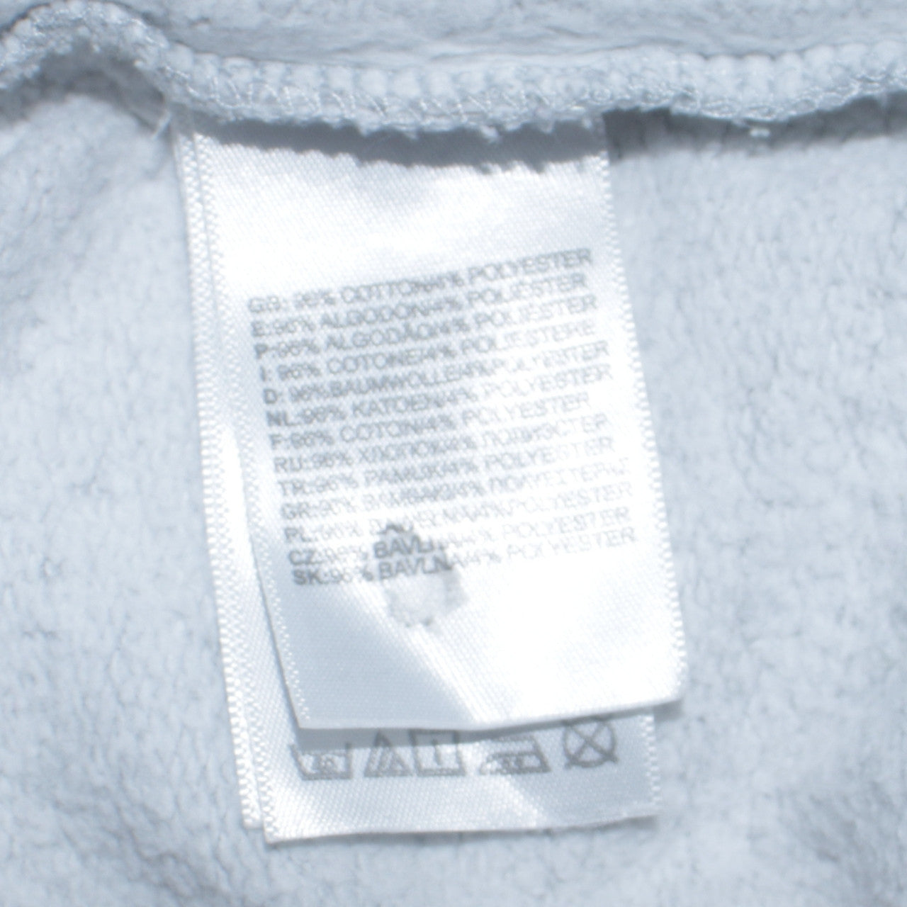 The North Face Men's Grey Pullover Hoodie XS Regular Fit Fleece