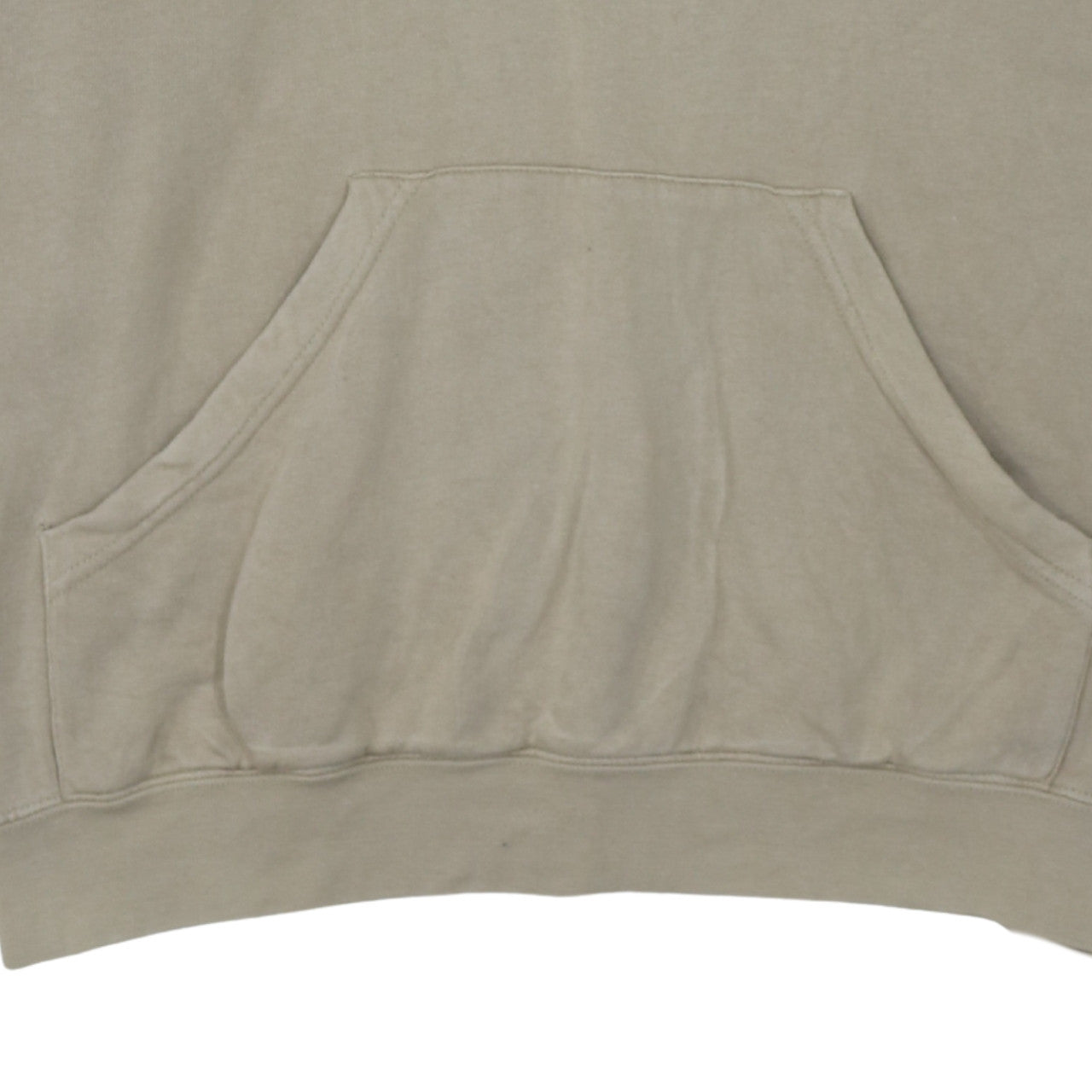 Levi's Men Beige Pullover Hoodie Large Regular Fit Logo Cotton
