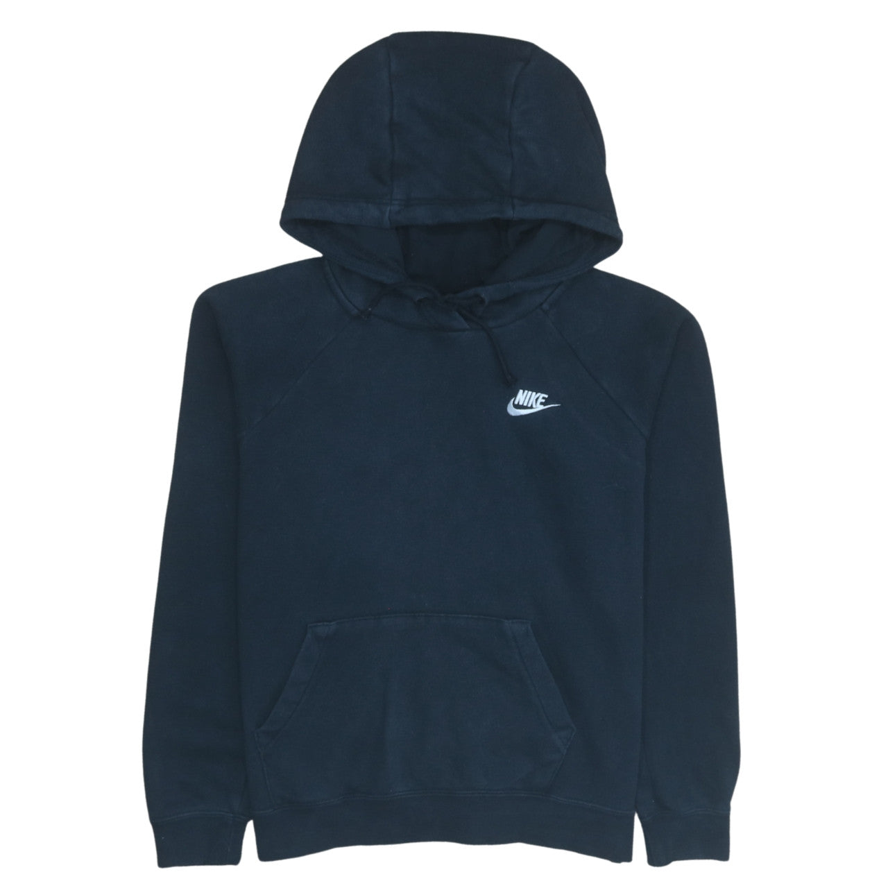 Nike Men's Blue Pullover Hoodie Small Fleece Logo Sweatshirt