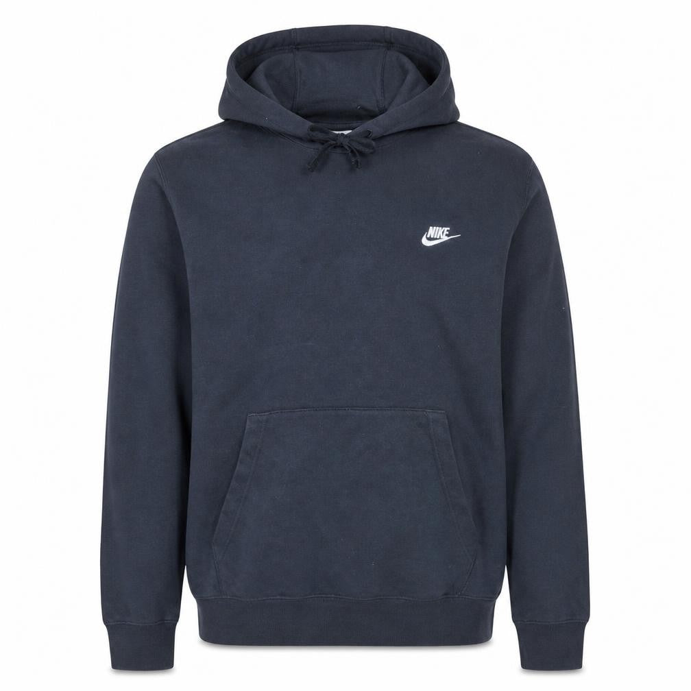 Nike Men's Black Large Pullover Hoodie Regular Fit Logo Sweatshirt