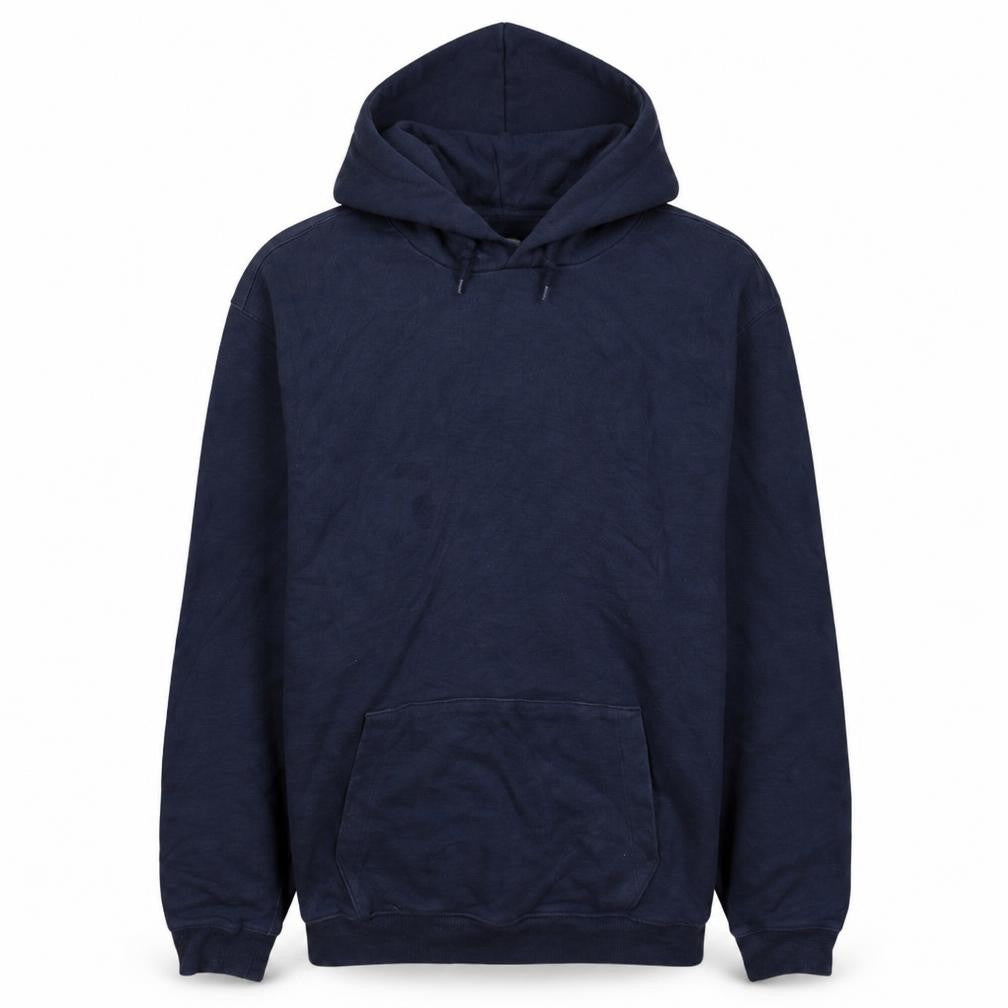 Gap Mens Blue Pullover Hoodie Medium Fleece Sweatshirt
