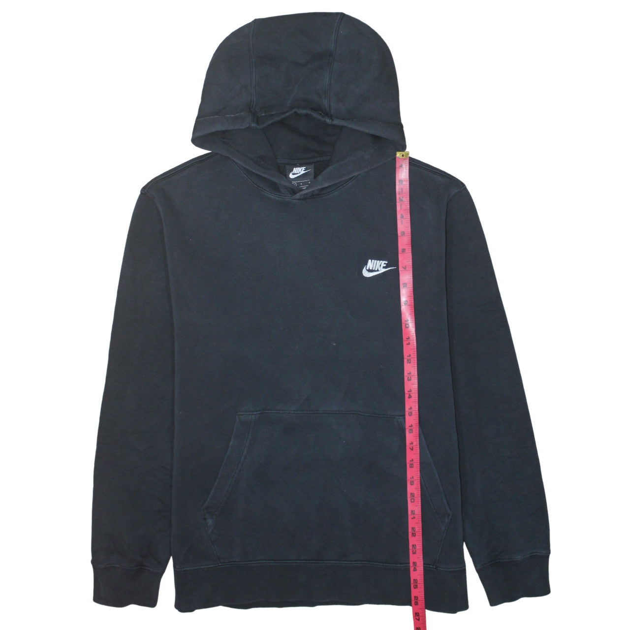 Nike Men's Black Pullover Hoodie L Fleece Sportswear Sweatshirt