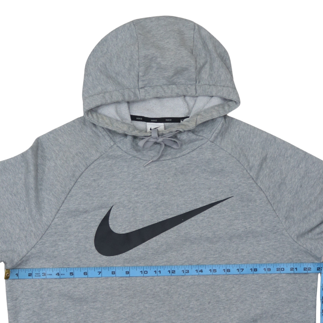 Nike Men's Grey Dri-Fit Pullover Hoodie Size L Sportswear