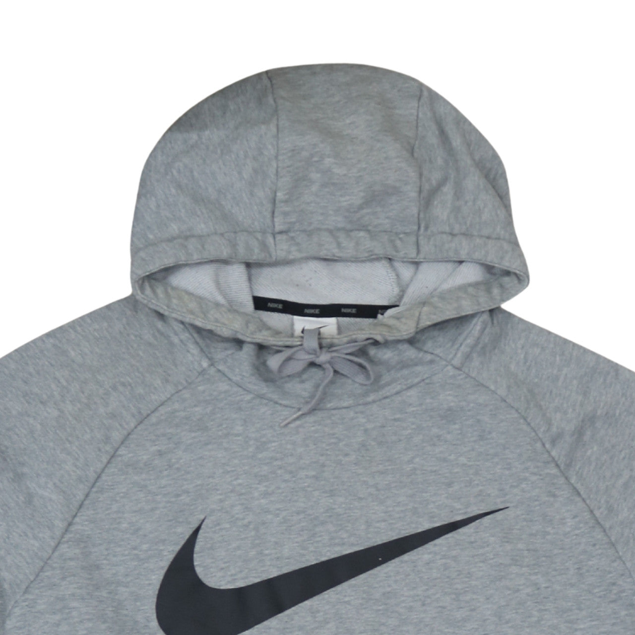 Nike Men's Grey Dri-Fit Pullover Hoodie Size L Sportswear