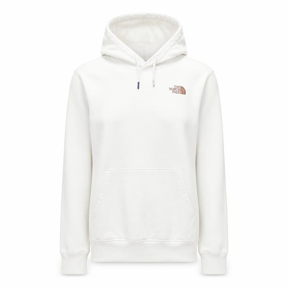 The North Face Women’s L Ivory Pullover Hoodie Cotton Blend