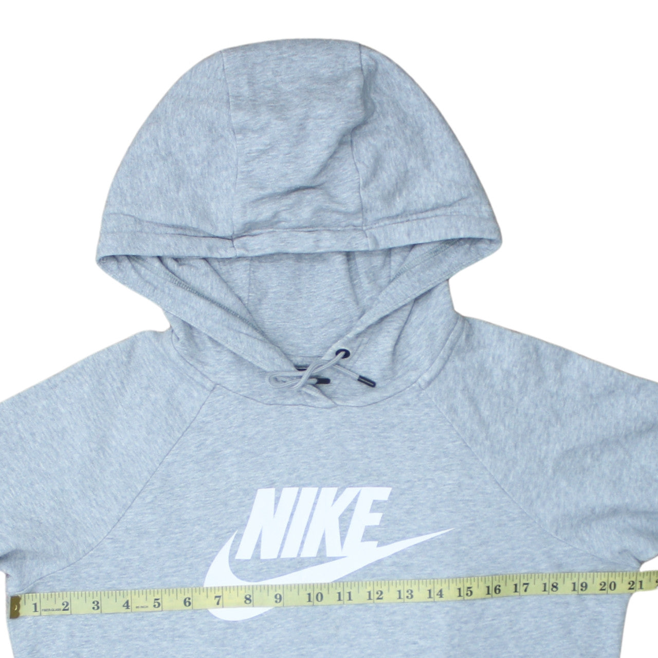 Nike Men's Grey Pullover Hoodie Small Cotton Blend Sportswear