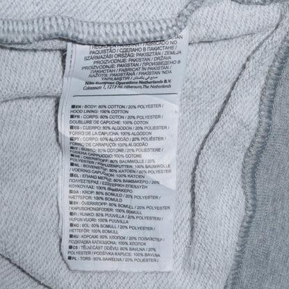 Nike Men's Grey Pullover Hoodie Small Cotton Blend Sportswear