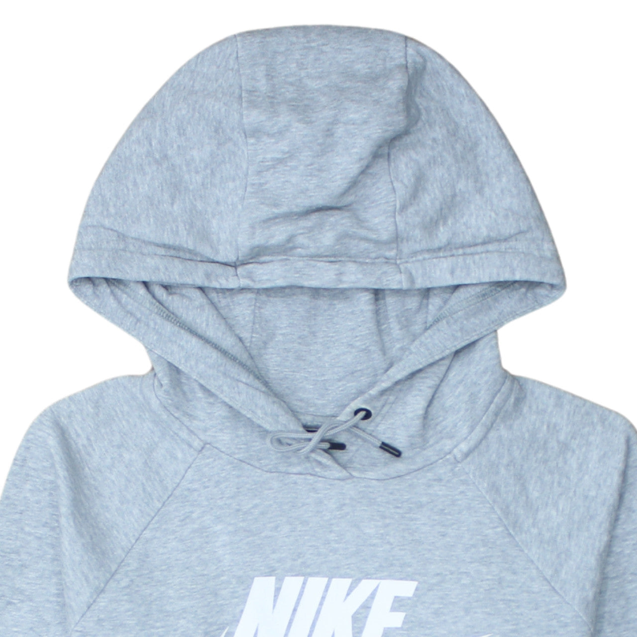 Nike Men's Grey Pullover Hoodie Small Cotton Blend Sportswear