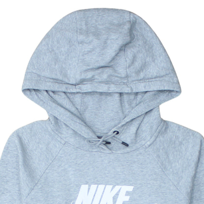 Nike Men's Grey Pullover Hoodie Small Cotton Blend Sportswear