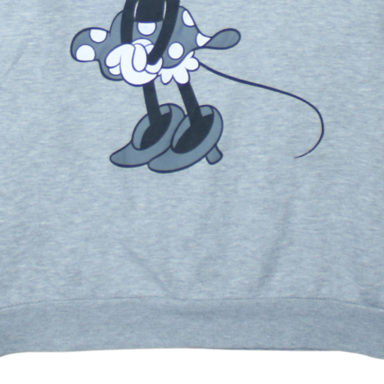 Disney Women's Grey Minnie Mouse Graphic Pullover Sweatshirt L