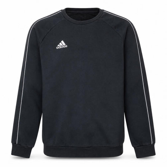 Adidas Men's Black Pullover Sweatshirt Medium Crew Neck Fleece