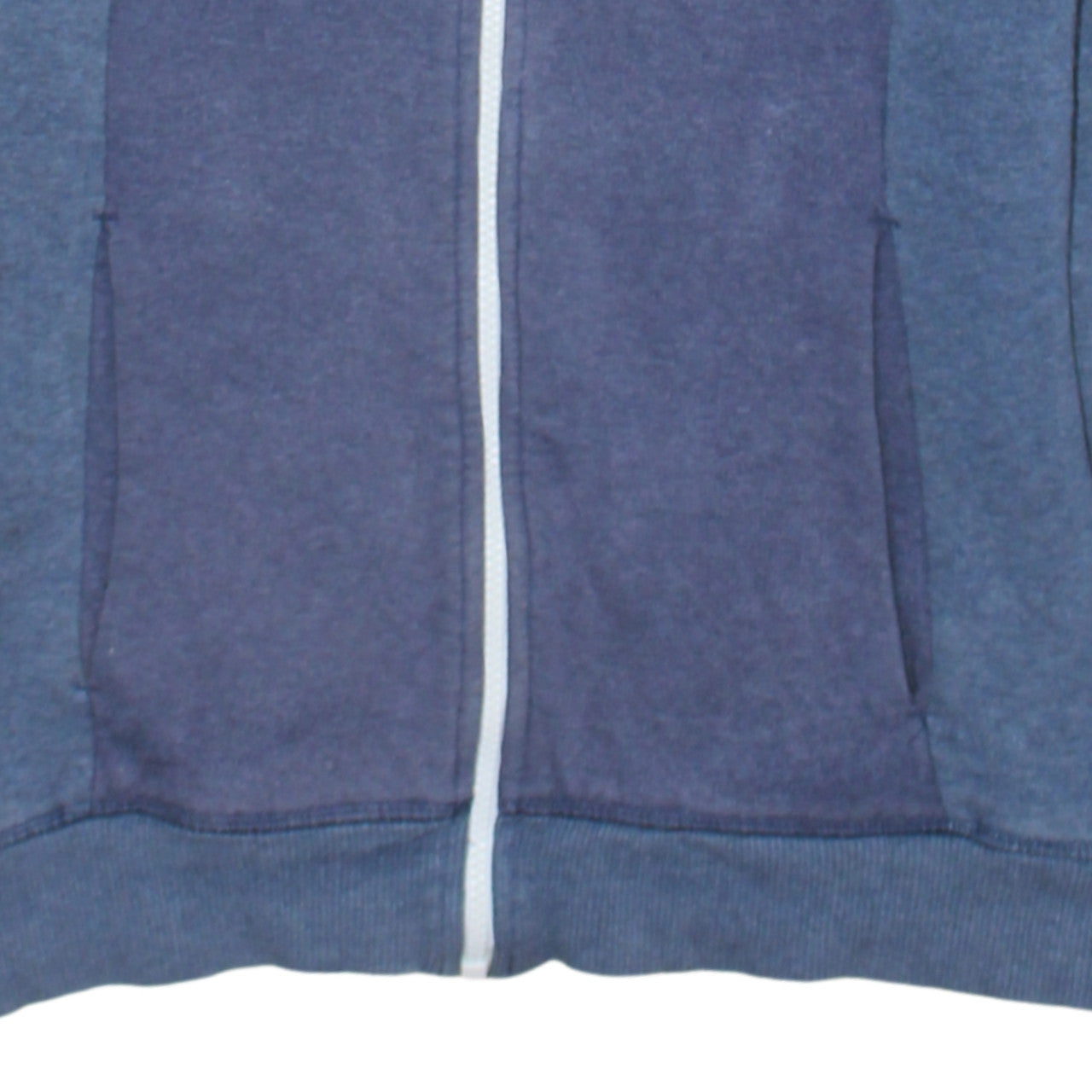 Adidas Men's Blue Full Zip Hoodie Size S Regular Fit Sportswear
