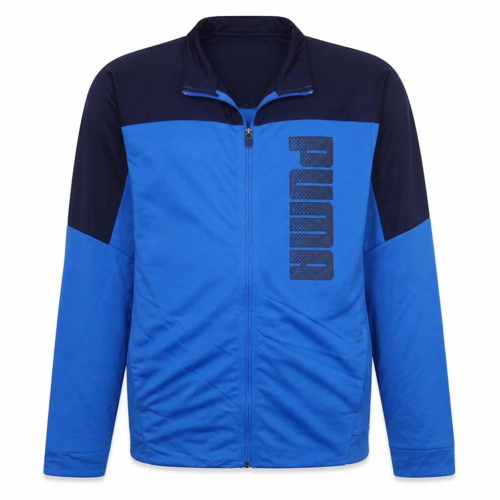 Puma Boys Blue Full Zip Sports Sweatshirt Size 16 Years