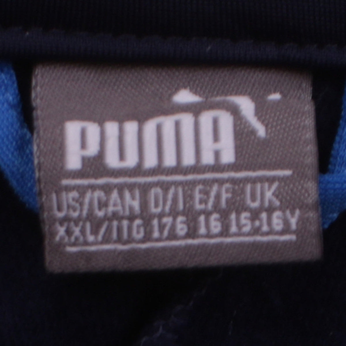 Puma Boys Blue Full Zip Sports Sweatshirt Size 16 Years