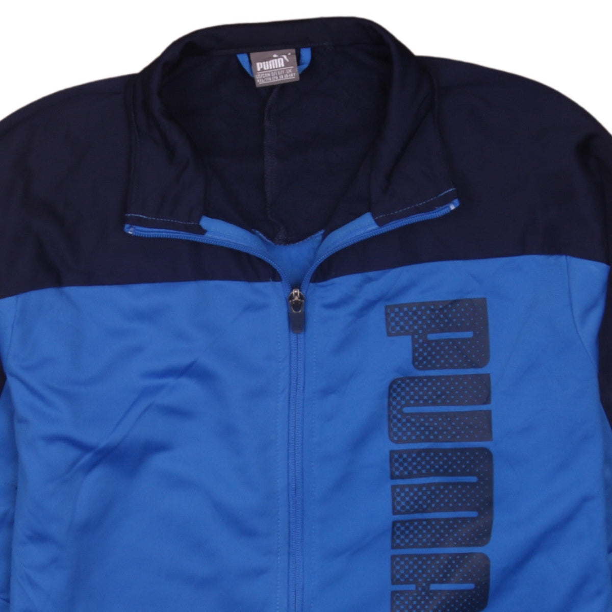 Puma Boys Blue Full Zip Sports Sweatshirt Size 16 Years
