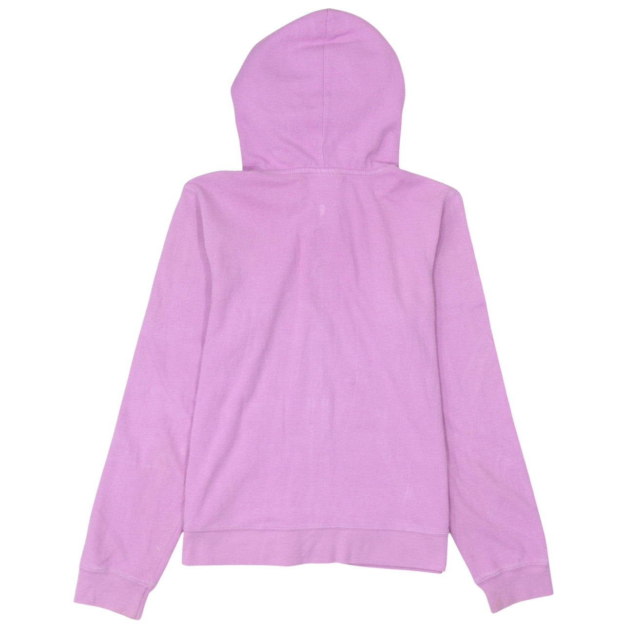 Reebok Womens Pink Full Zip Hoodie Size 12 Cotton Blend Casual Sweatshirt