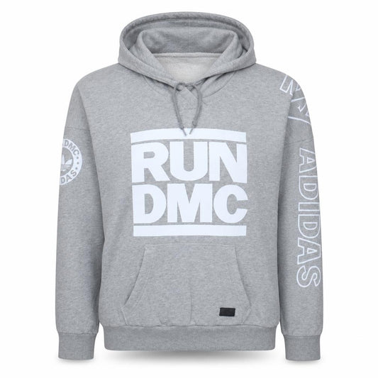 Adidas Women’s Grey RUN DMC Pullover Hoodie Size 6 XS