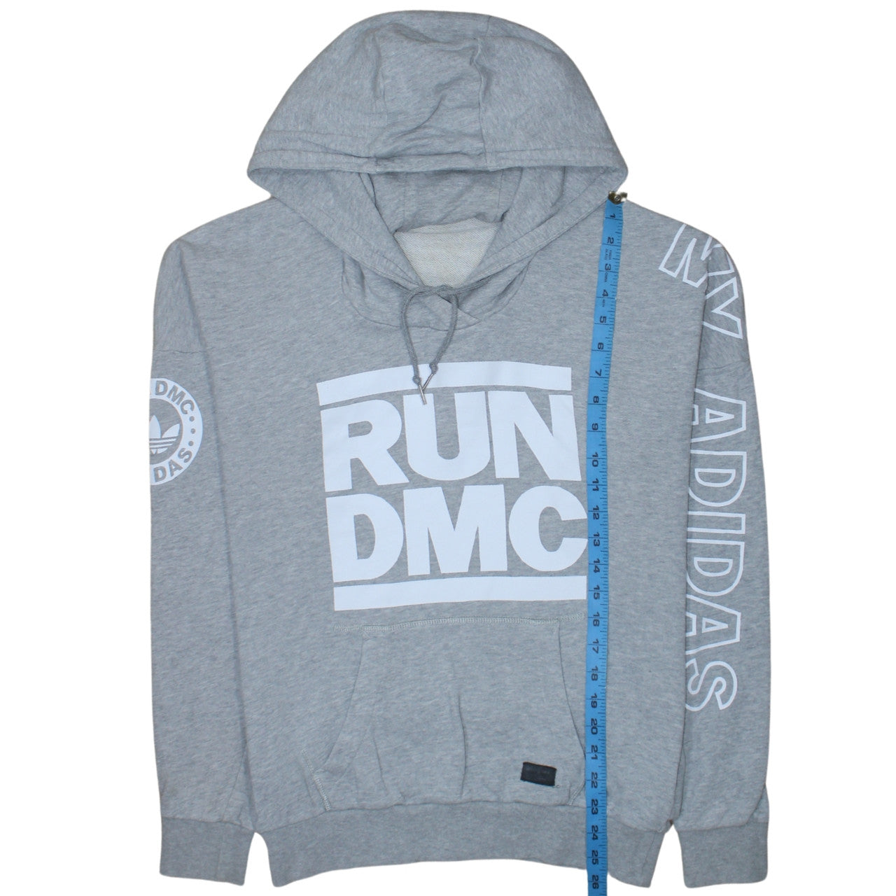 Adidas Women’s Grey RUN DMC Pullover Hoodie Size 6 XS