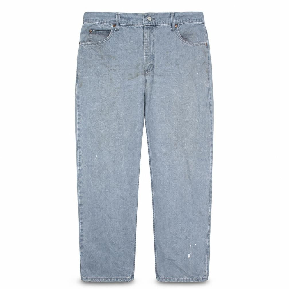 Lee Men's Blue Regular Fit Straight Leg Jeans Size 42x30
