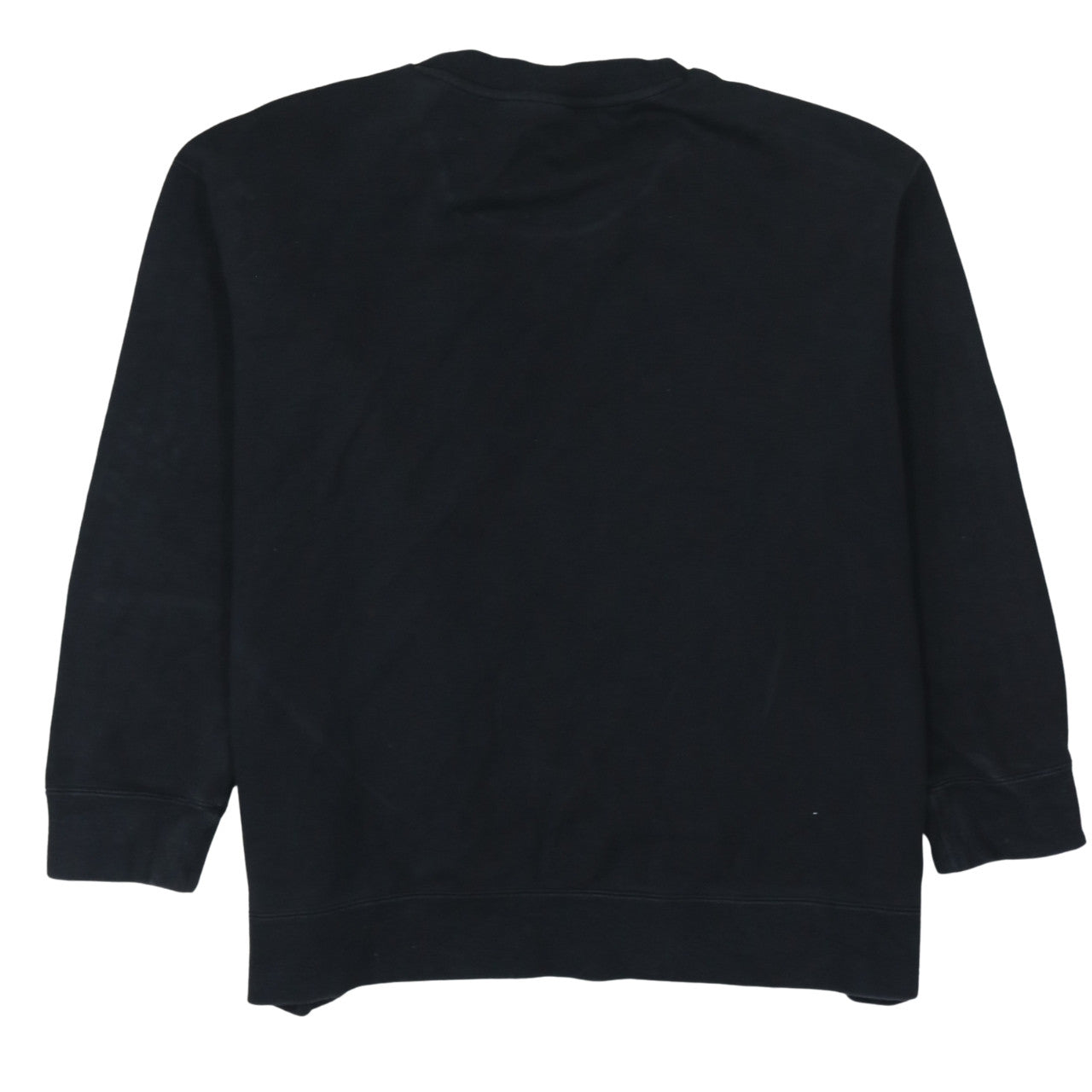 Adidas Women Black Long Sleeve Sweatshirt UK 18 Crew Neck Pullover