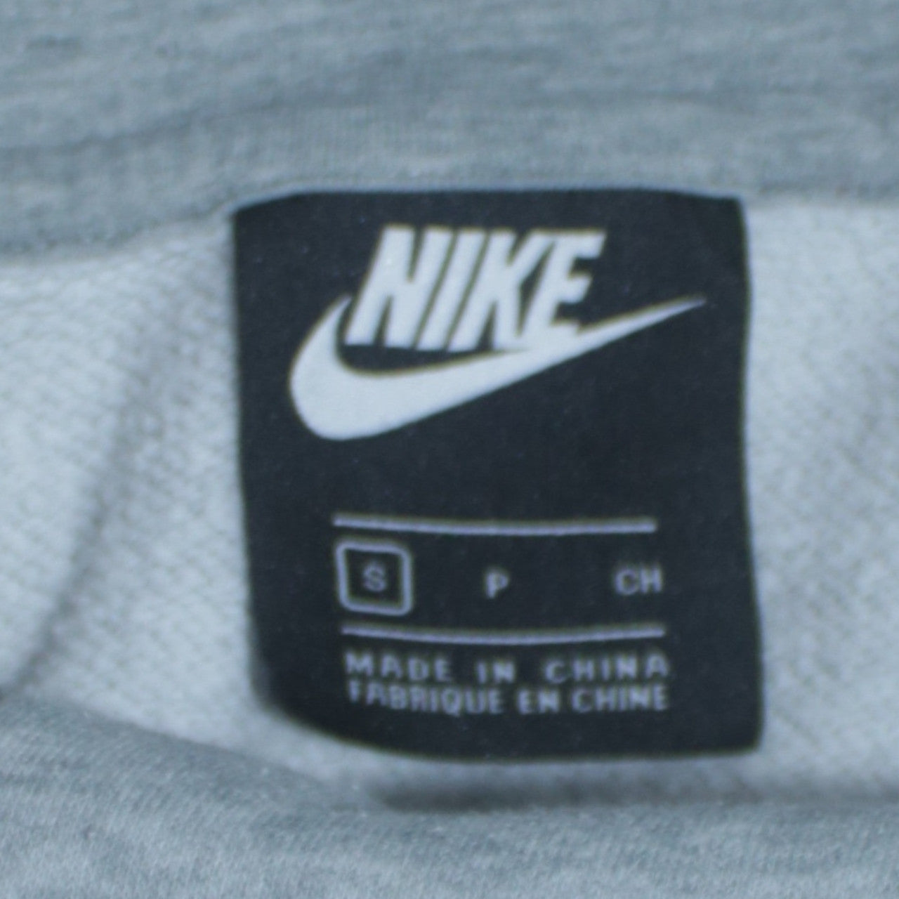 Nike Men's Grey Pullover Hoodie Small Regular Fit Sportswear