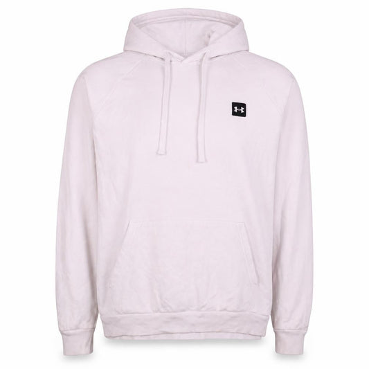 Under Armour Men's White ColdGear Pullover Hoodie Size L Loose Fit