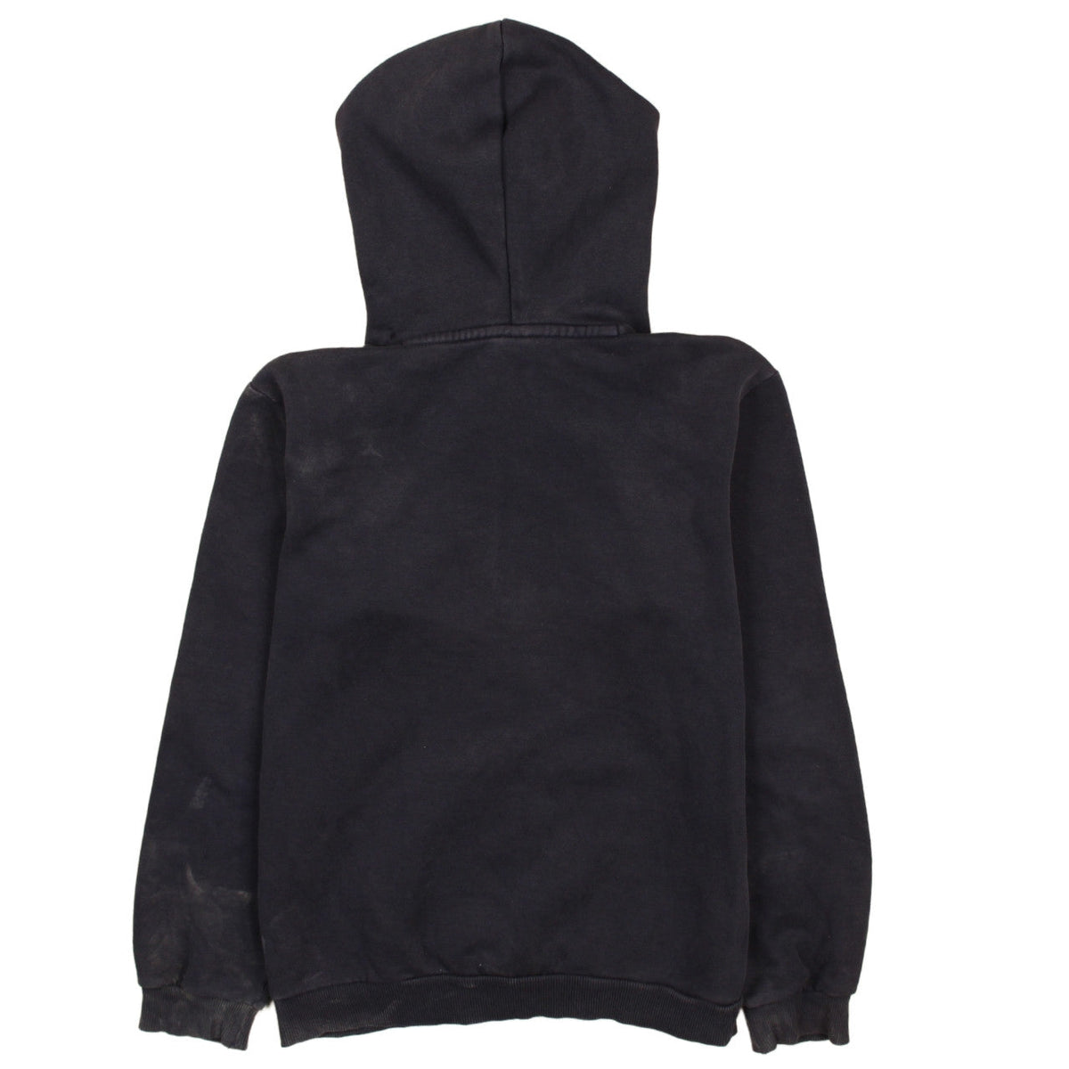 Puma Boys Black Blue Pullover Hoodie 13-14 Years Cotton Fleece Lined