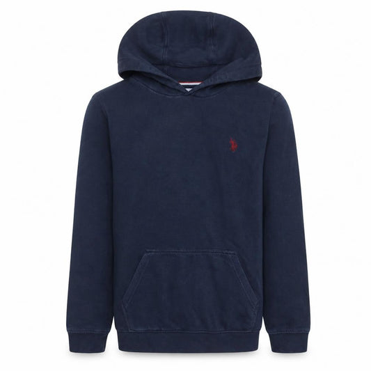 U.S. Polo Assn Boys Navy Blue Pullover Hoodie 15-16 Years Cotton Blend