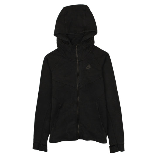 Nike Women's Black Full Zip Hoodie XS Hooded Sweatshirt