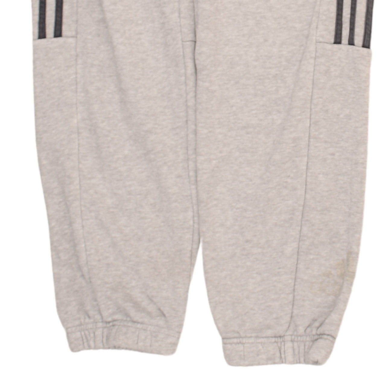 Adidas Boys Grey Jogger Trousers 13-14 Years Elastic Waist Fleece Tracksuit Bottoms