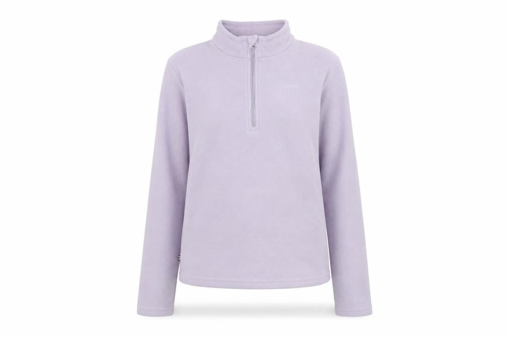 Decathlon Girls Purple Fleece Pullover Sweatshirt 10-11 Years
