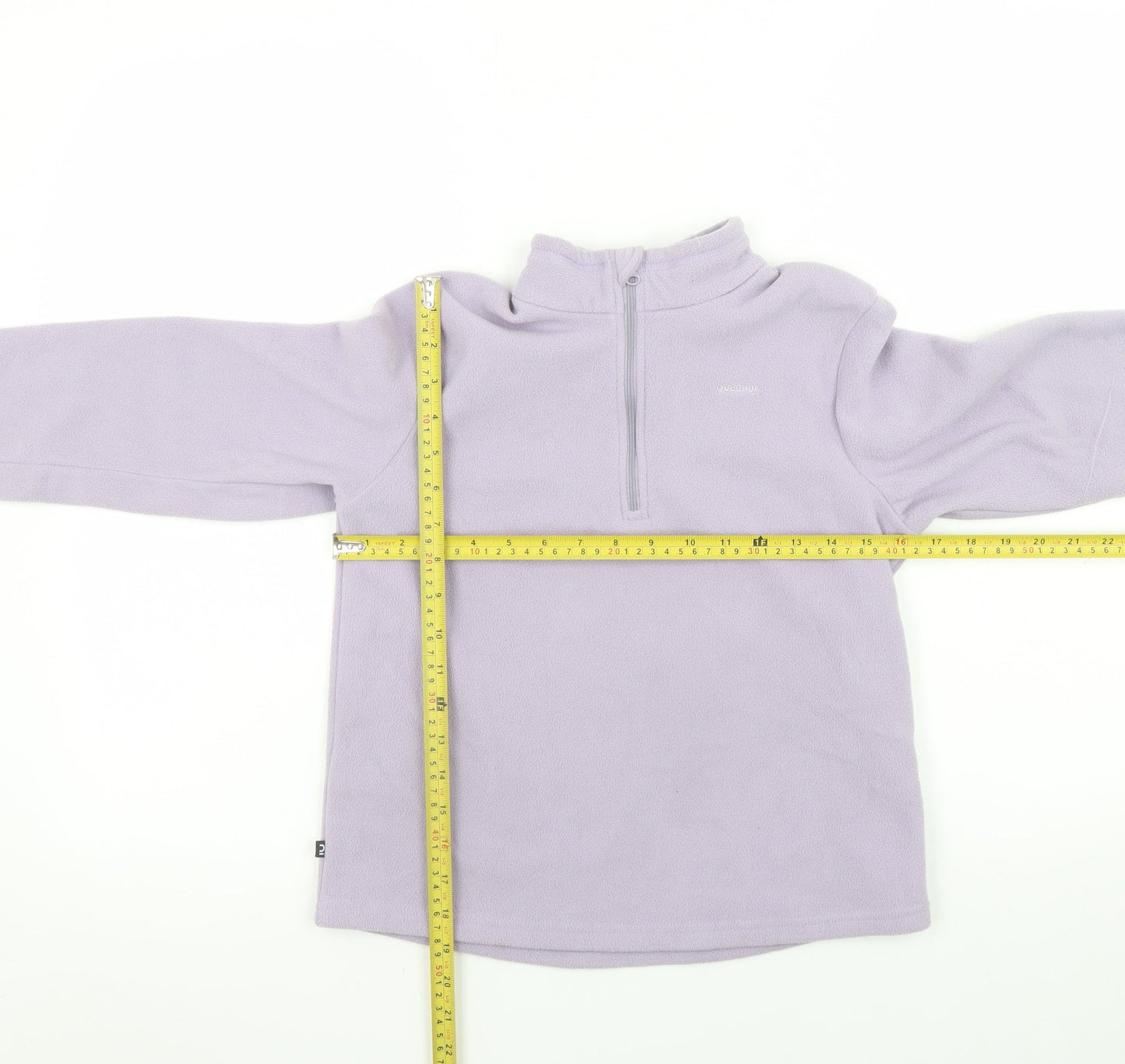 Decathlon Girls Purple Fleece Pullover Sweatshirt 10-11 Years