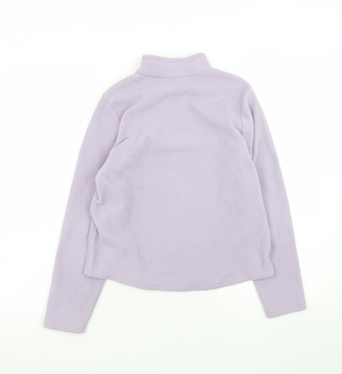 Decathlon Girls Purple Fleece Pullover Sweatshirt 10-11 Years