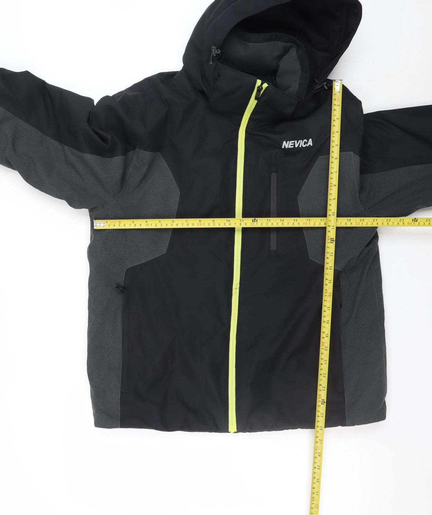 Nevica Men's Black M Ski Softshell Hooded Jacket Waterproof