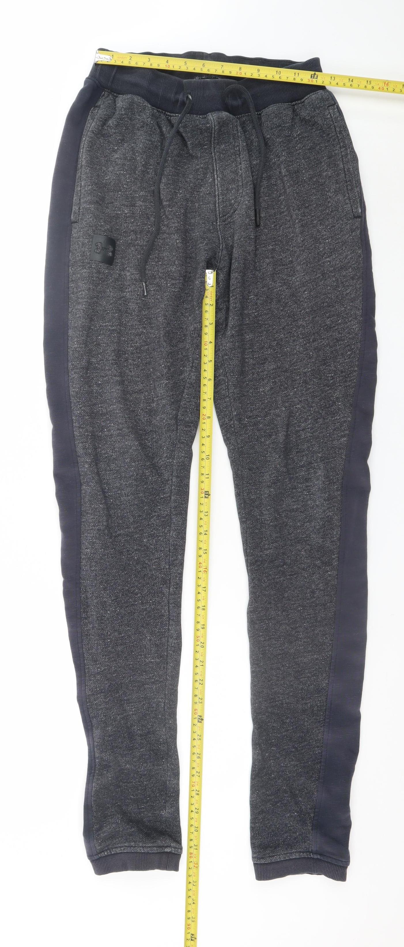Under Armour Mens Grey ColdGear Joggers M Slim Fit Tapered Fleece