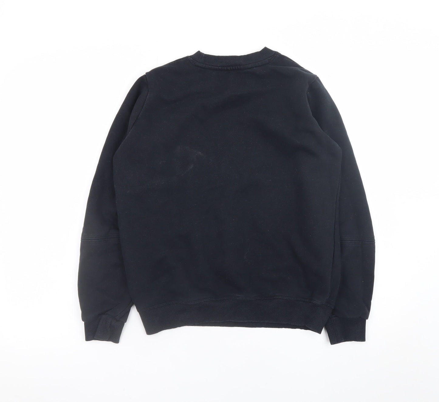 Marks and Spencer Womens Black NY Sweatshirt Size 8 Cotton Blend