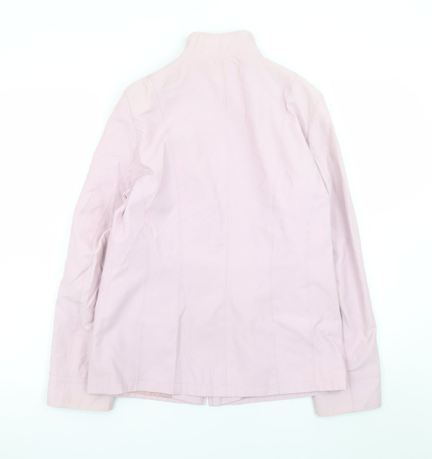 Debenhams Women Pink Size 12 Cotton Blend Zip Jacket